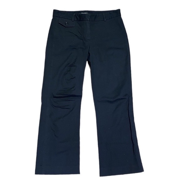 THEORY black trouser straight pants Size 4 - Picture 1 of 7